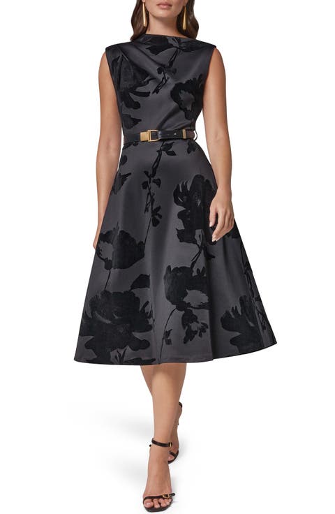 Floral Print A-Line Dress