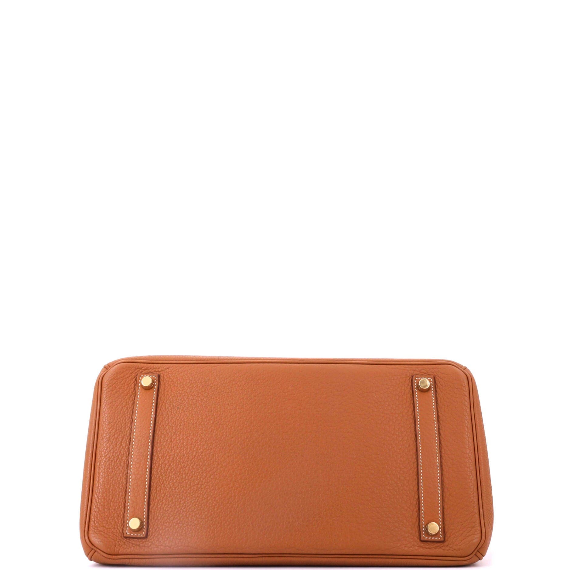 Pre-Owned Hermes Birkin Handbag Brown Togo with Gold Hardware 35, Alternate, color, Gold