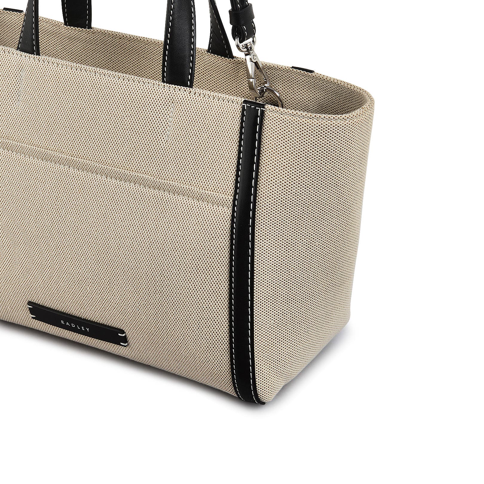 Radley Oak Street - Canvas Medium Ziptop Satchel Bag, Alternate, color, Natural