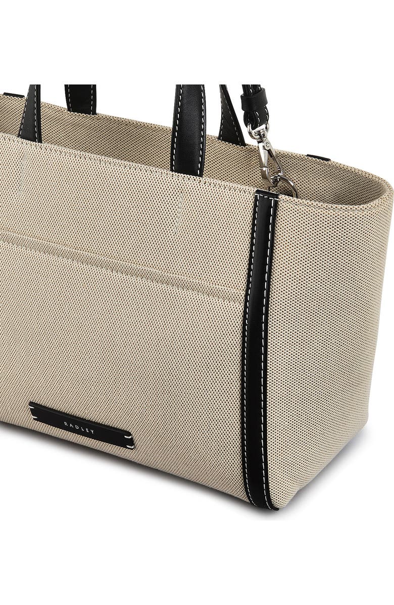 Radley Oak Street - Canvas Medium Ziptop Satchel Bag, Alternate, color, Natural