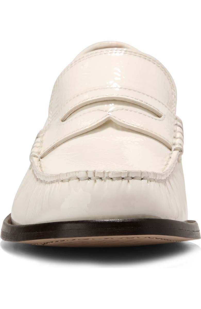 Cole Haan Lana Luxe Penny Loafer, Alternate, color, Ivory Crinkle Patent
