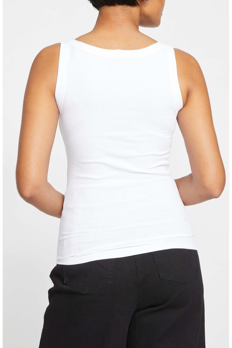Roitfeld Rib Tank, Alternate, color, WHITE