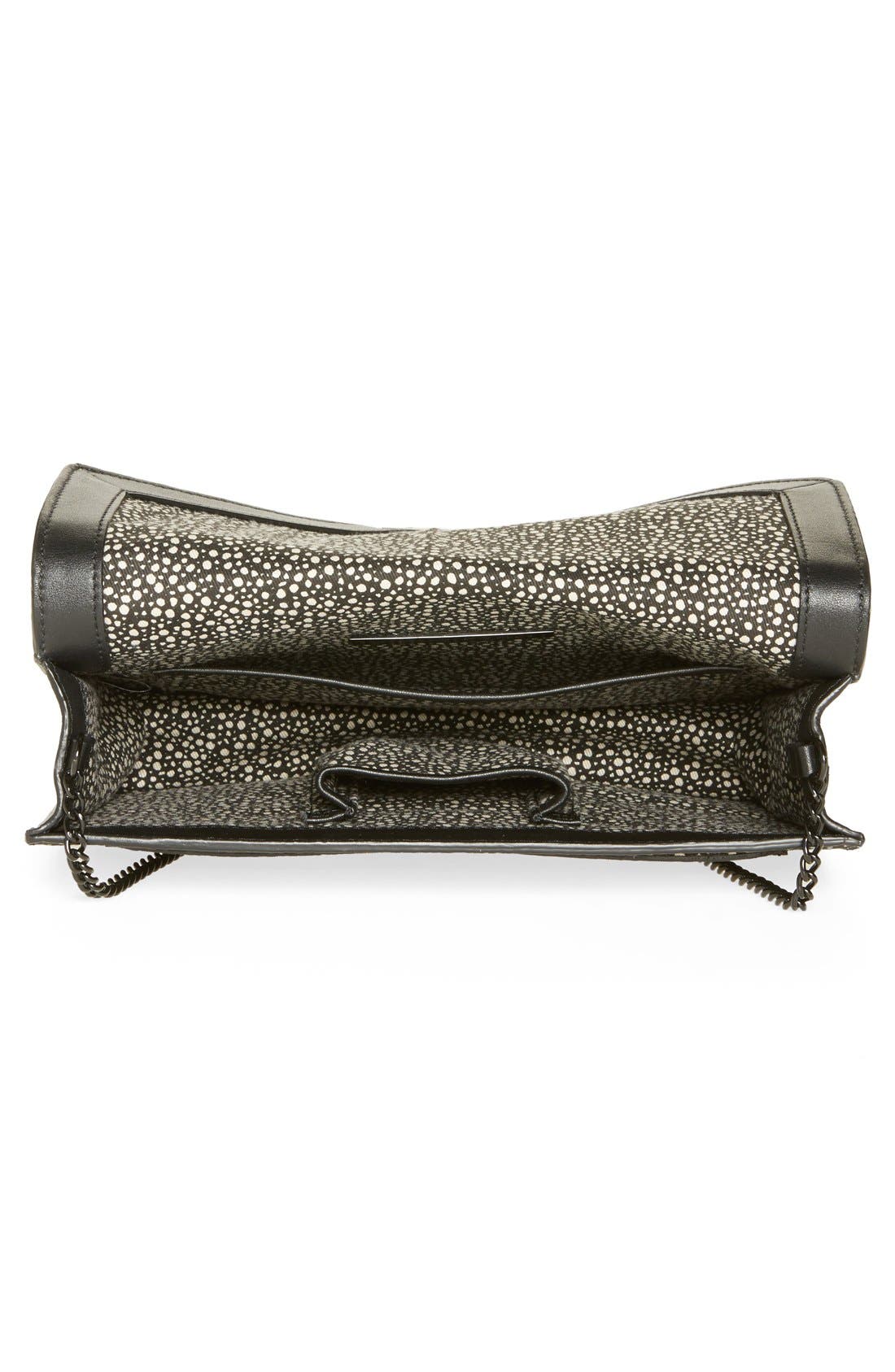 'Rider' Clutch, Alternate, color, BLACK/ WHITE