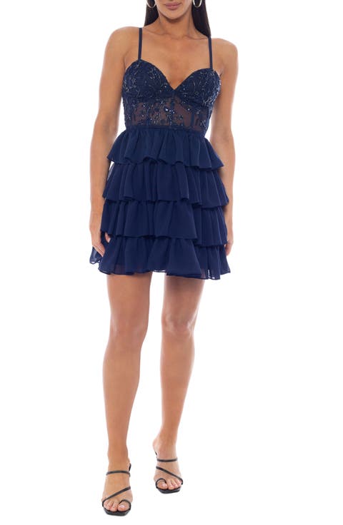 Mesh Corset Minidress