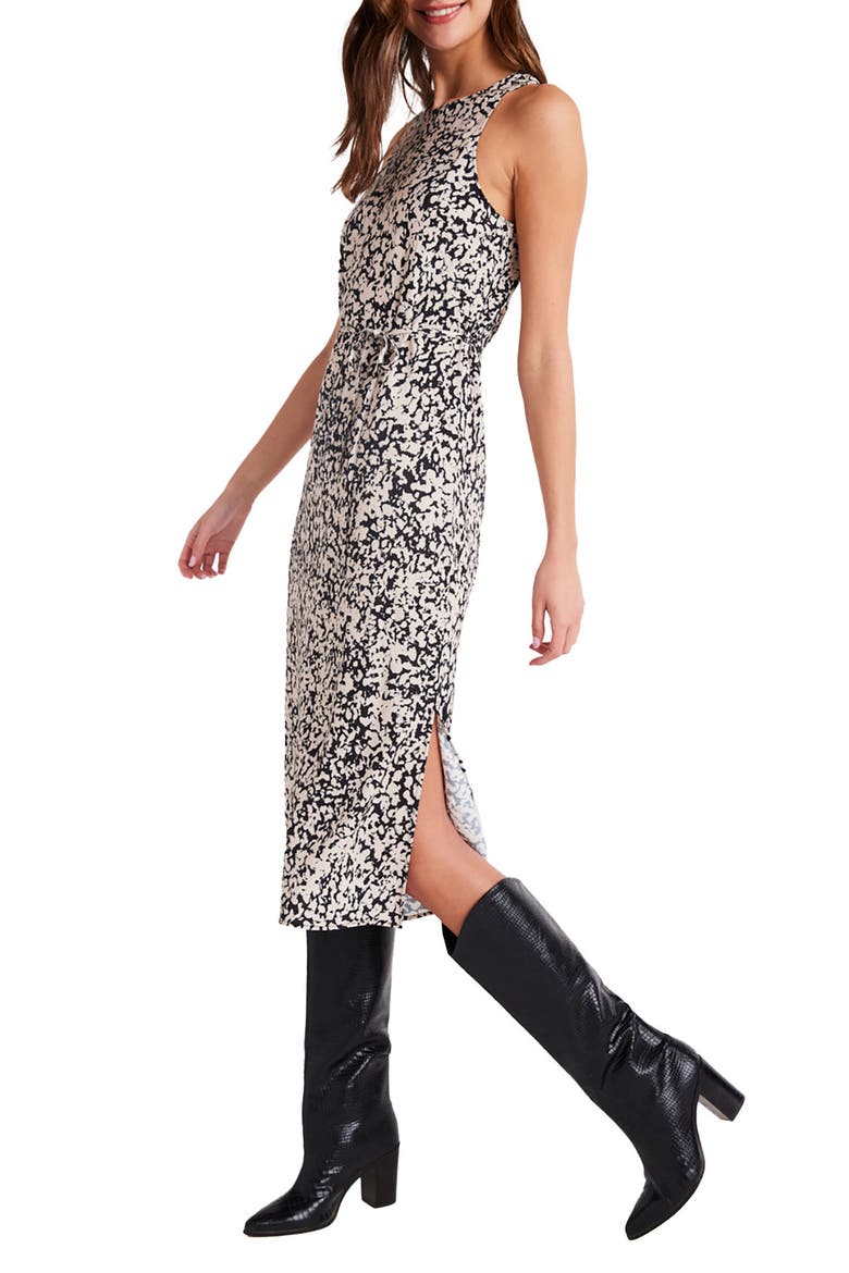 Print Sleeveless Dress, Alternate, color, ABSTRACT BLOOM PRINT