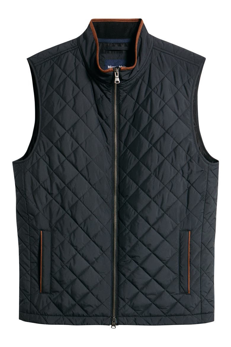 Brentwood Quilted Vest, Alternate, color, BLACK
