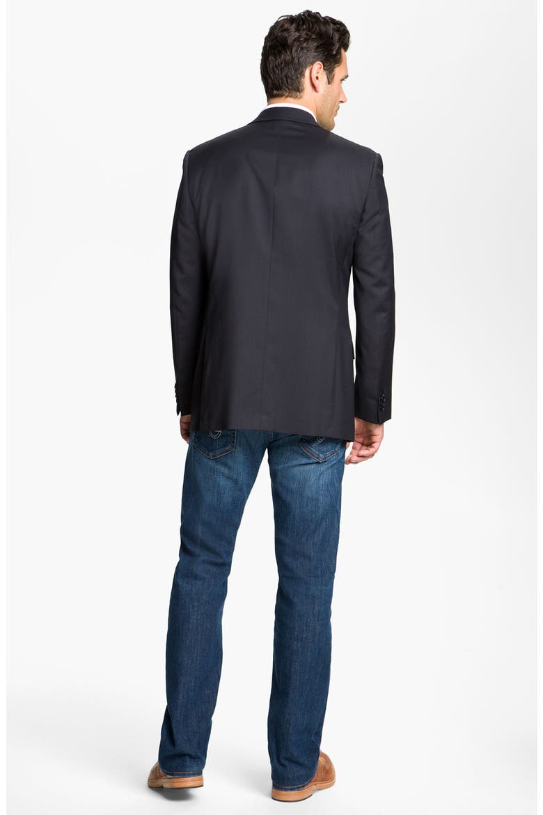 Black Wool Suit, Alternate, color, BLACK