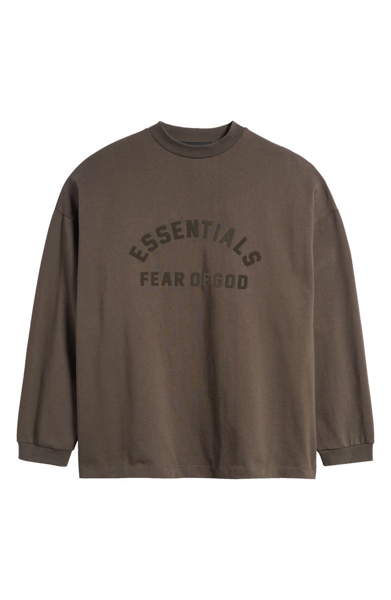 Fear of God Essentials Logo Long Sleeve T-Shirt, Alternate, color, 