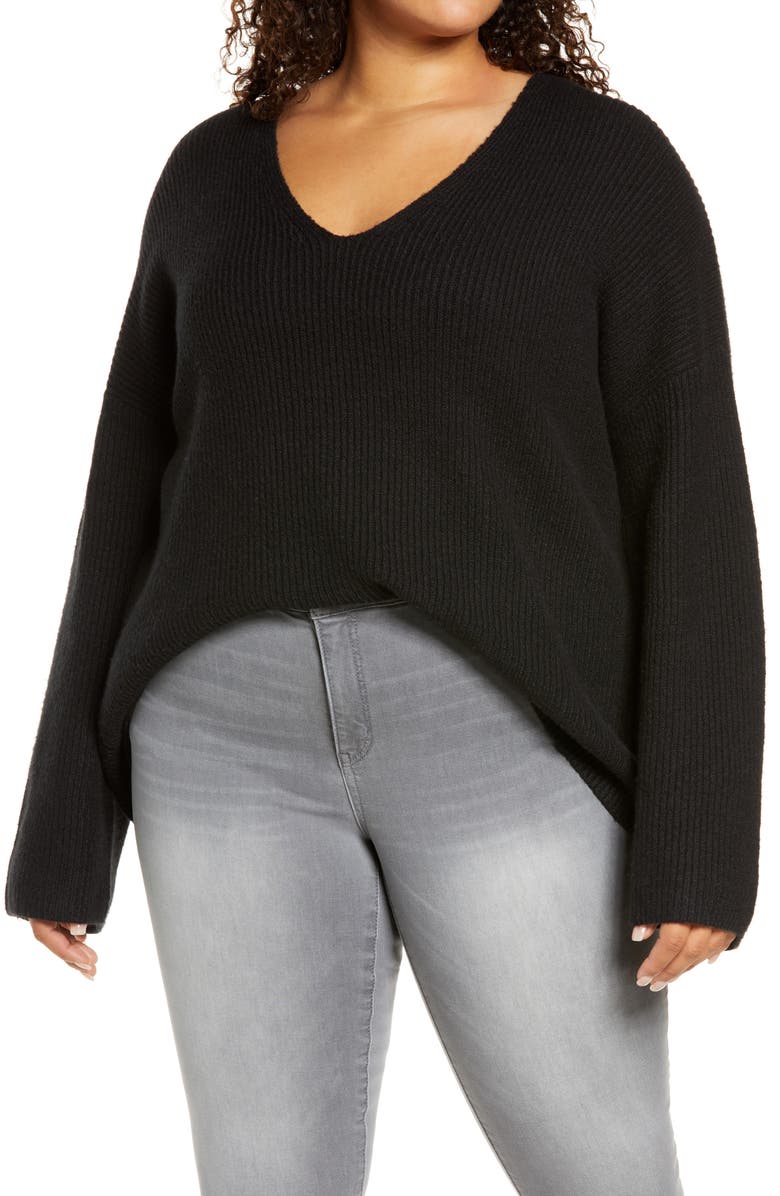 Treasure & Bond V-Neck Sweater, Main, color,