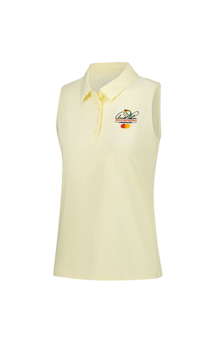 Nike Women's Nike  Yellow Arnold Palmer Invitational Victory Performance Sleeveless Polo, Alternate, color, Yellow