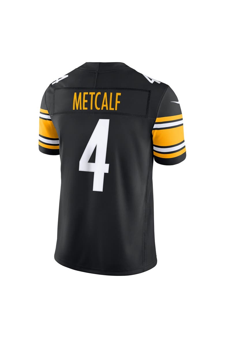 Men's Nike DK Metcalf Black Pittsburgh Steelers Team Vapor F.U.S.E. Stitched Limited Jersey, Alternate, color, Black
