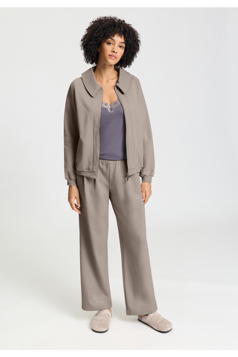 Natural Living Cotton Blend Zip-Up Jacket, Alternate, color, Rose Grey
