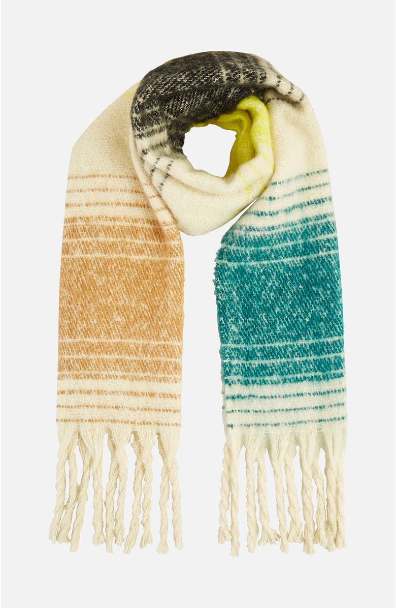 Yumi Super Fluffy Scarf, Alternate, color, Multi-Colour
