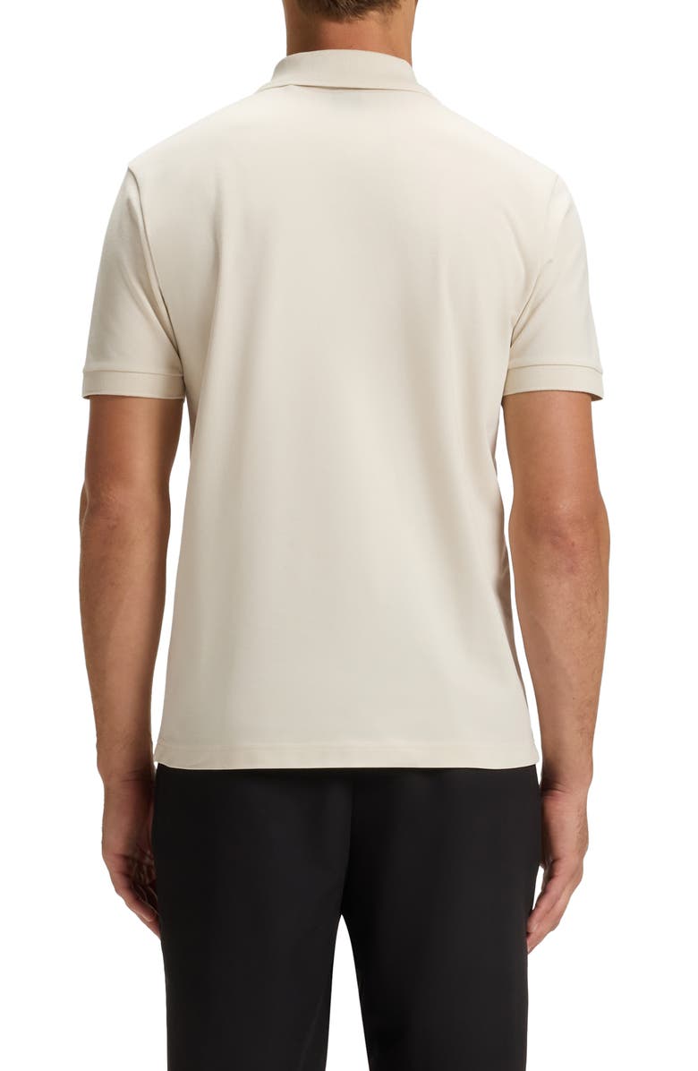 BOSS Paddy Cotton Polo, Alternate, color, Open White