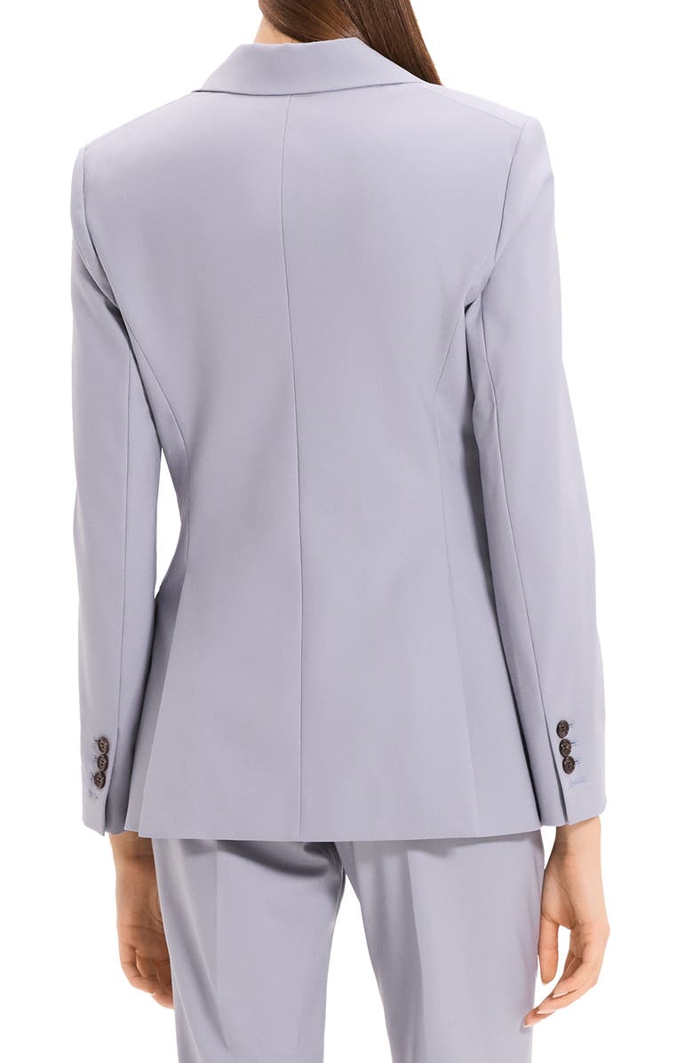Theory Lynnia Stretch Wool Blazer, Alternate, color, Harbor Blue
