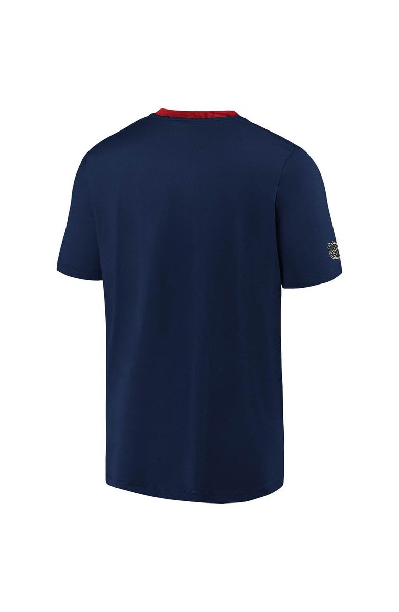 FANATICS Men's Fanatics Branded Navy Montreal Canadiens Authentic Pro Locker Room Performance T-Shirt, Alternate, color, 