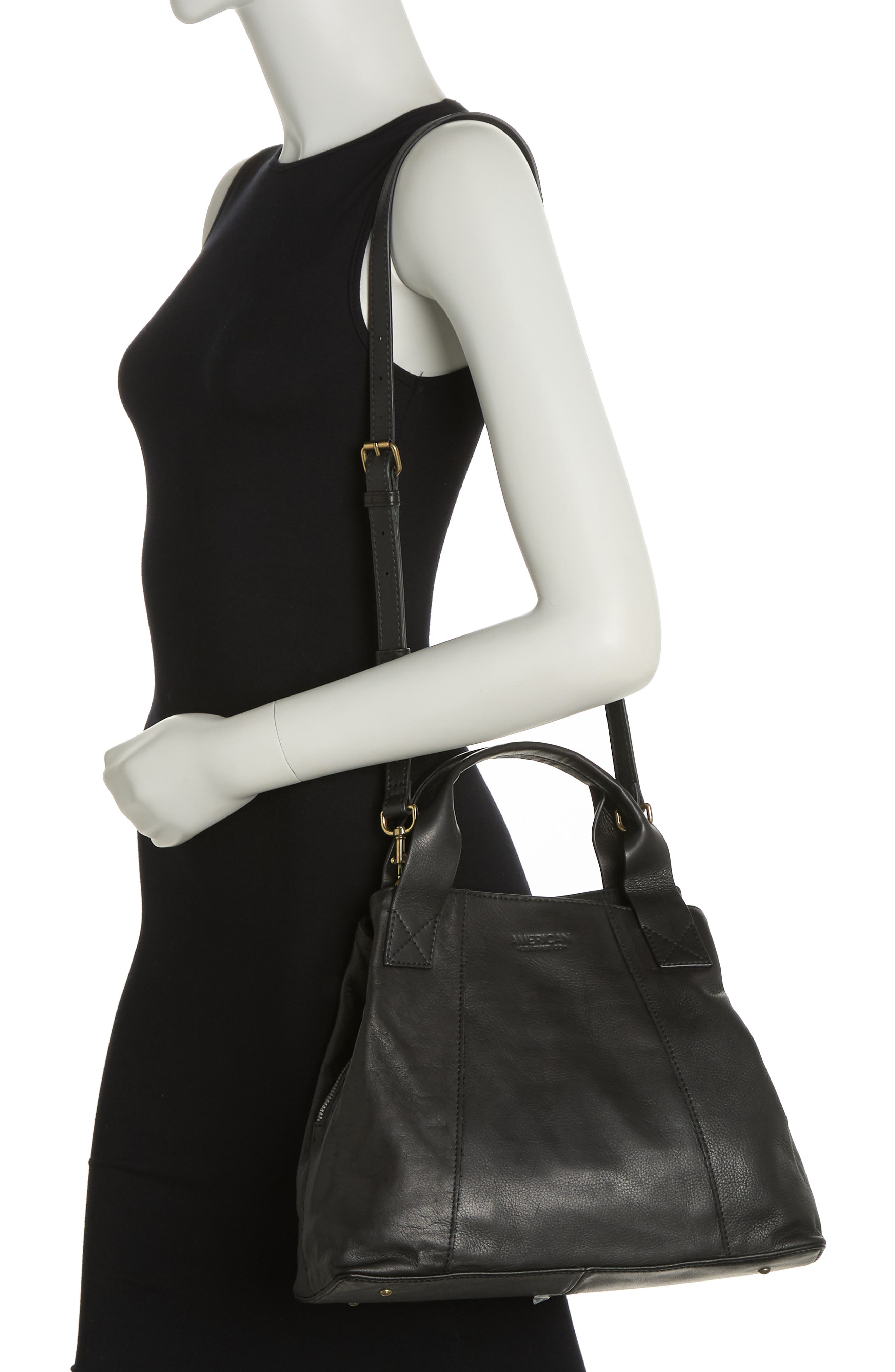 AMERICAN LEATHER CO. Ada Triple Entry Satchel Bag, Alternate, color, 