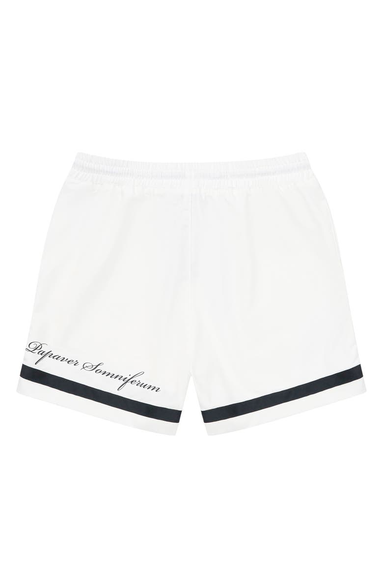 RtA Clyde Pull-On Shorts, Alternate, color, White Poppy