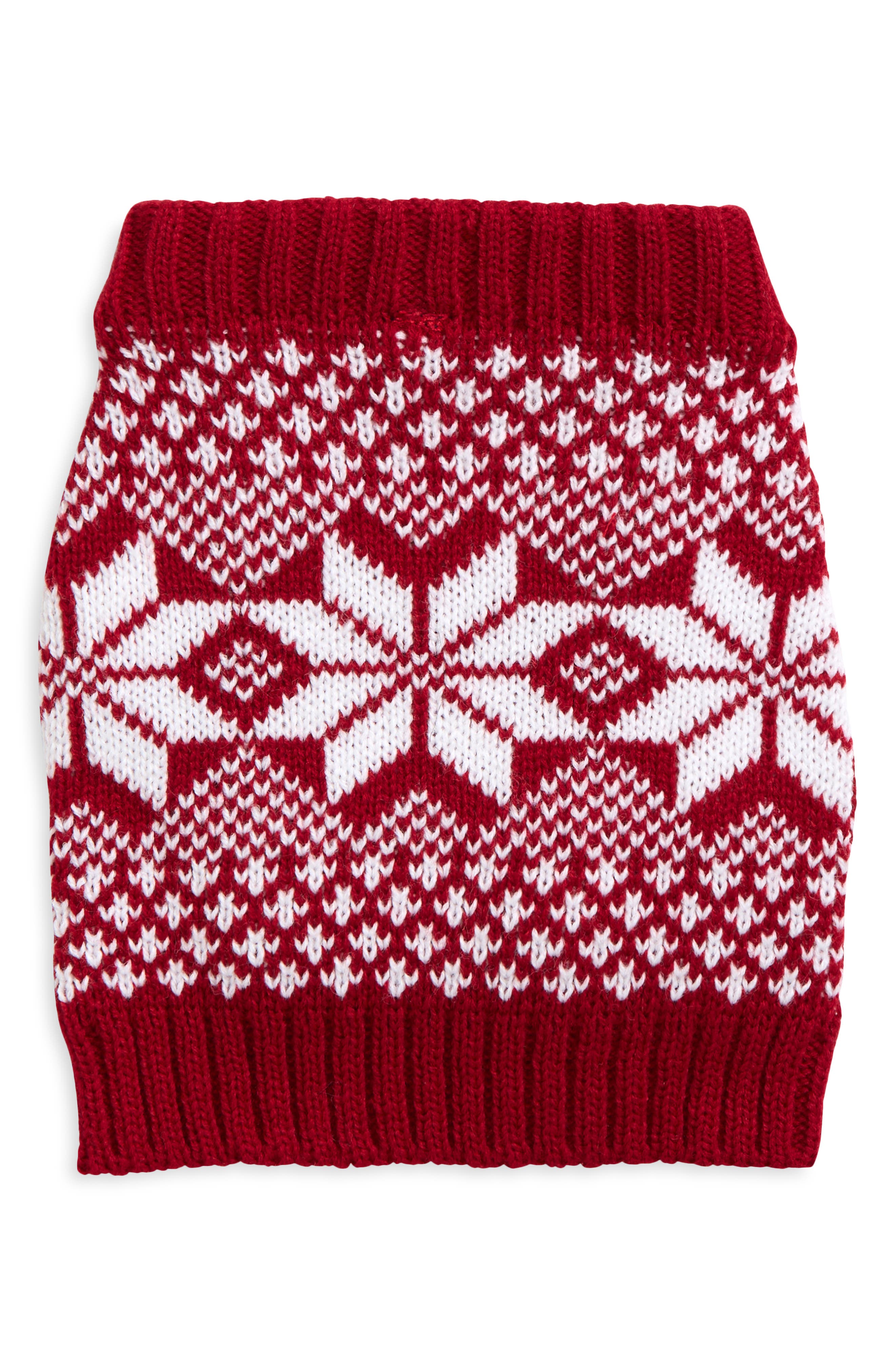 Fair Isle Knit Dog Sweater