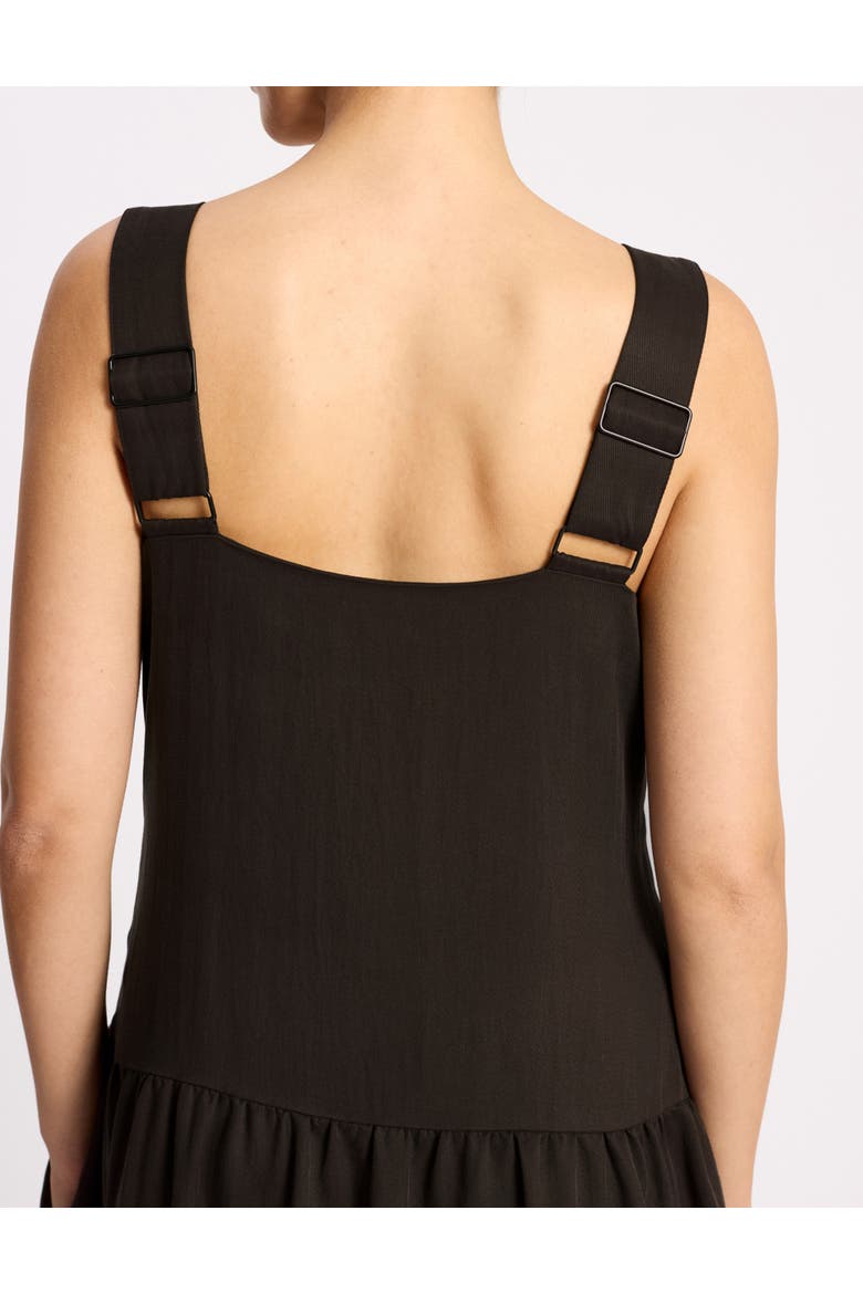 Tencel Summer Square Neck Maxi Dress, Alternate, color, Chocolate