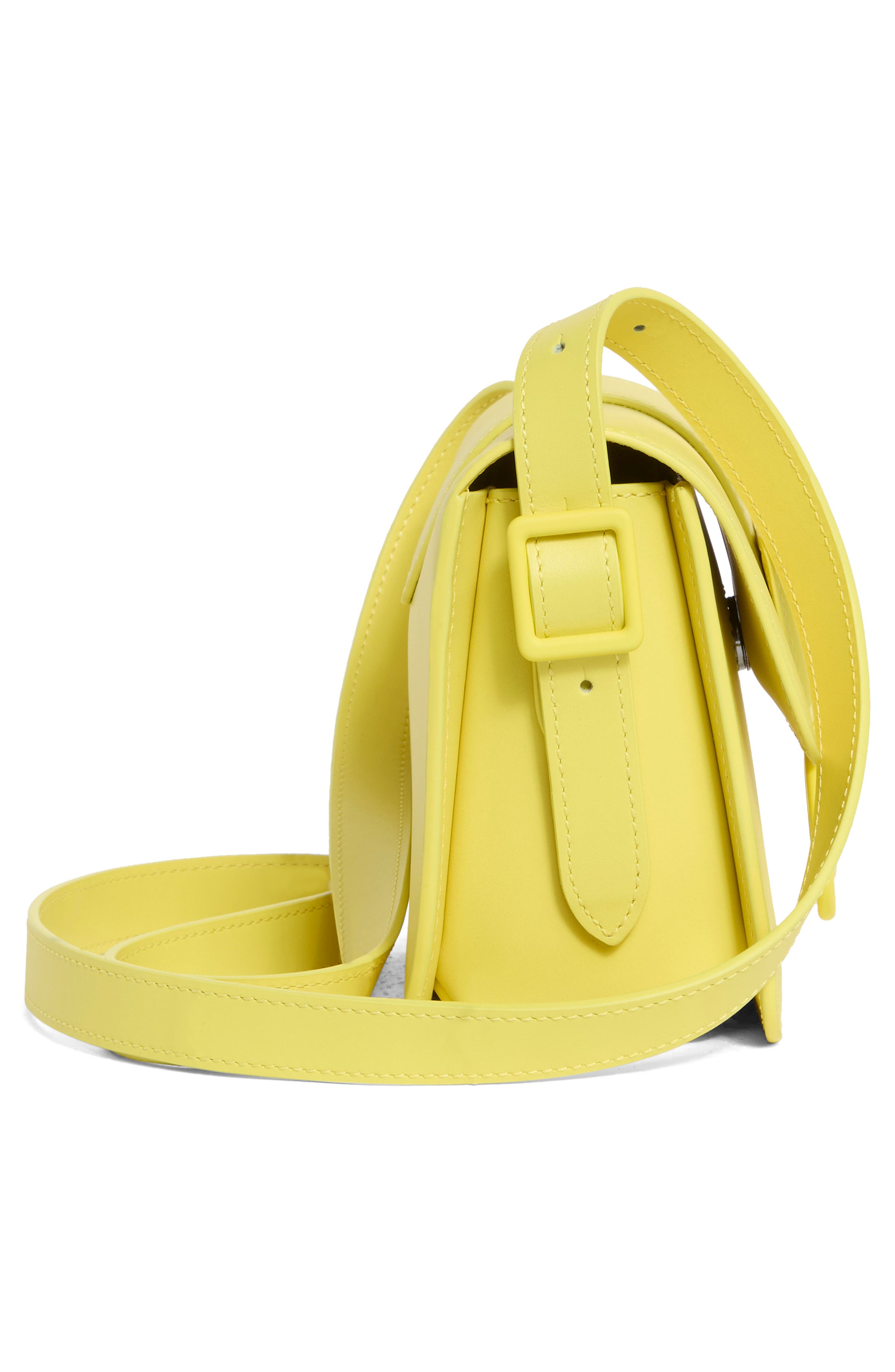 Small Boxtrot Colors Leather Crossbody Bag, Alternate, color, LEMON