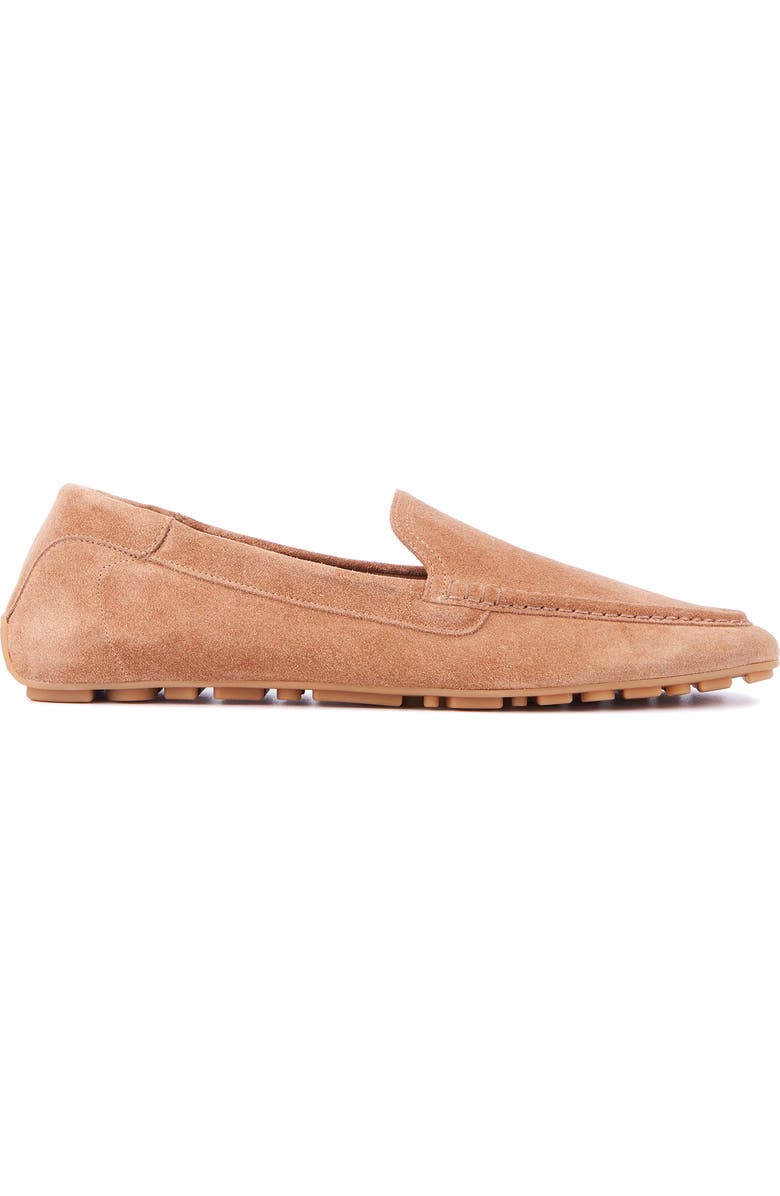 Aquatalia Qaitlin Moc Toe Weatherproof Slip-On Shoe, Alternate, color, Whiskey