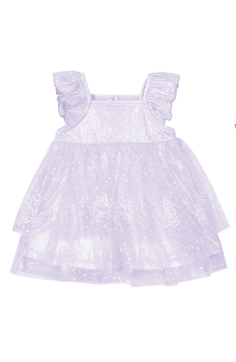 Isobella & Chloe Purple Star Empire Waist Dress, Main, color,