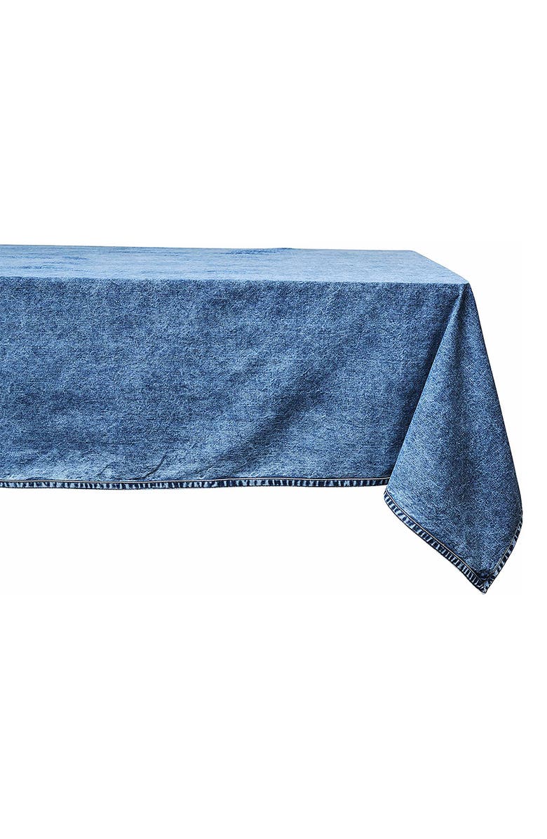 Juliska Denim Tablecloth, Main, color, Blue