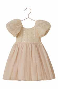 Kids' Dorothy Sequin and Bead Puffed Sleeve Dress