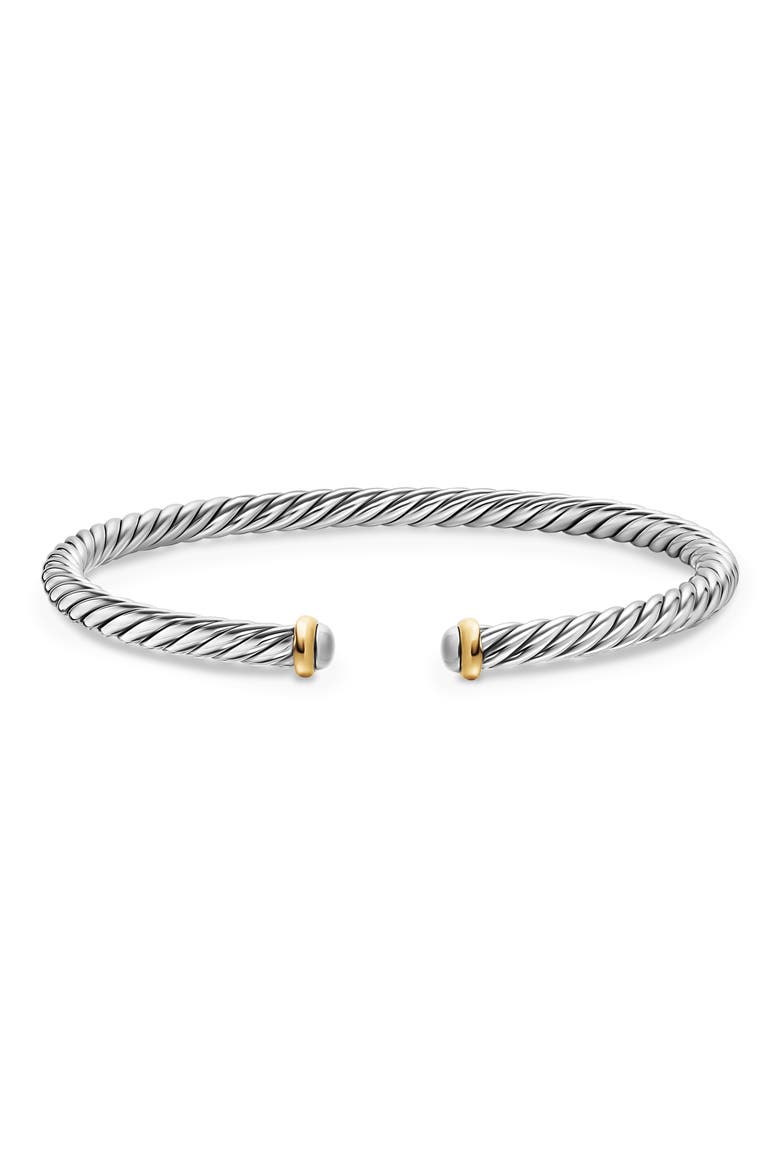 Cablespira® Cable Flex Bracelet, 4mm, Alternate, color, SILVER