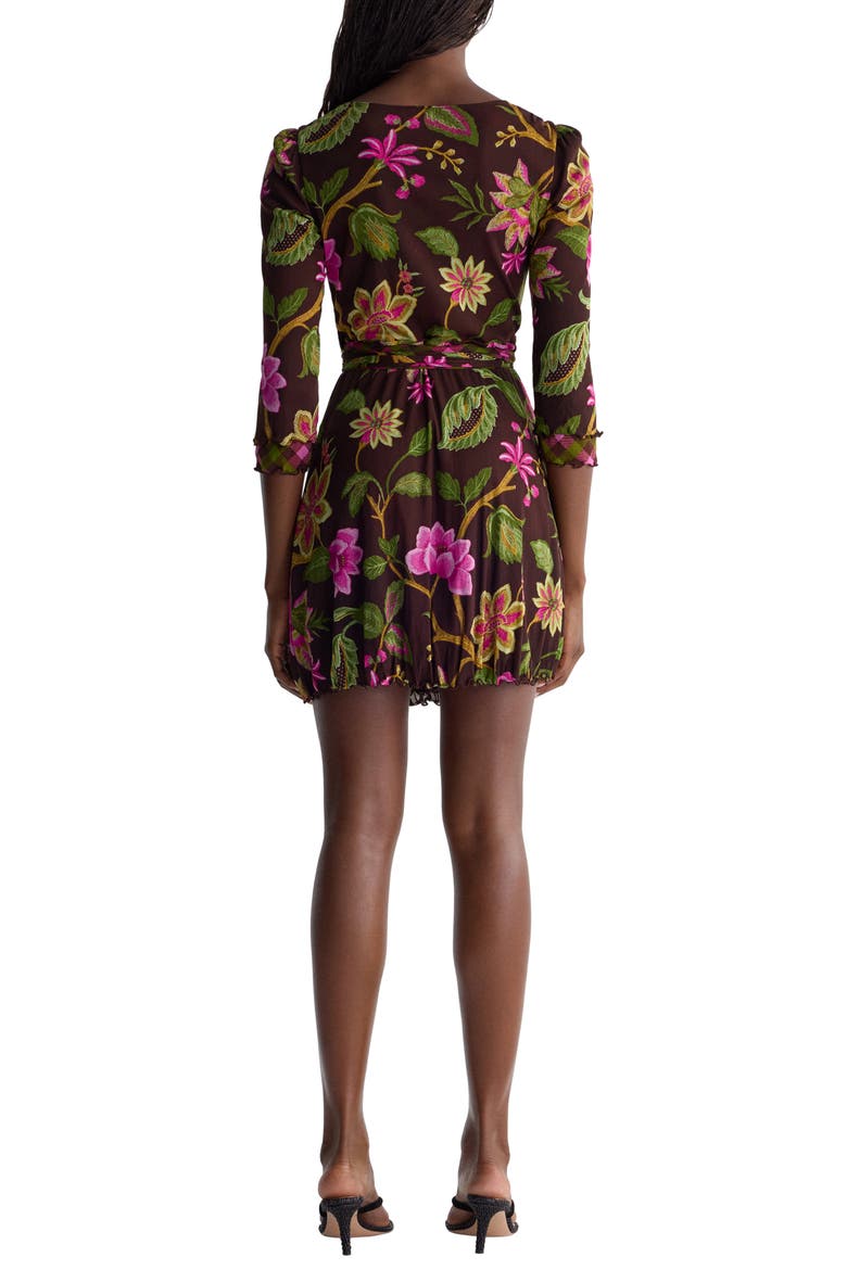 Maria Reversible Wrap Minidress, Alternate, color, HIGHLAND / HAWTHORNE SOIL