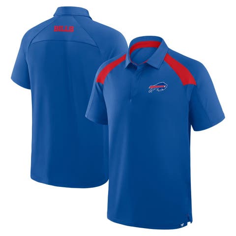 Men's Fanatics Royal Buffalo Bills Back Around Raglan Polo