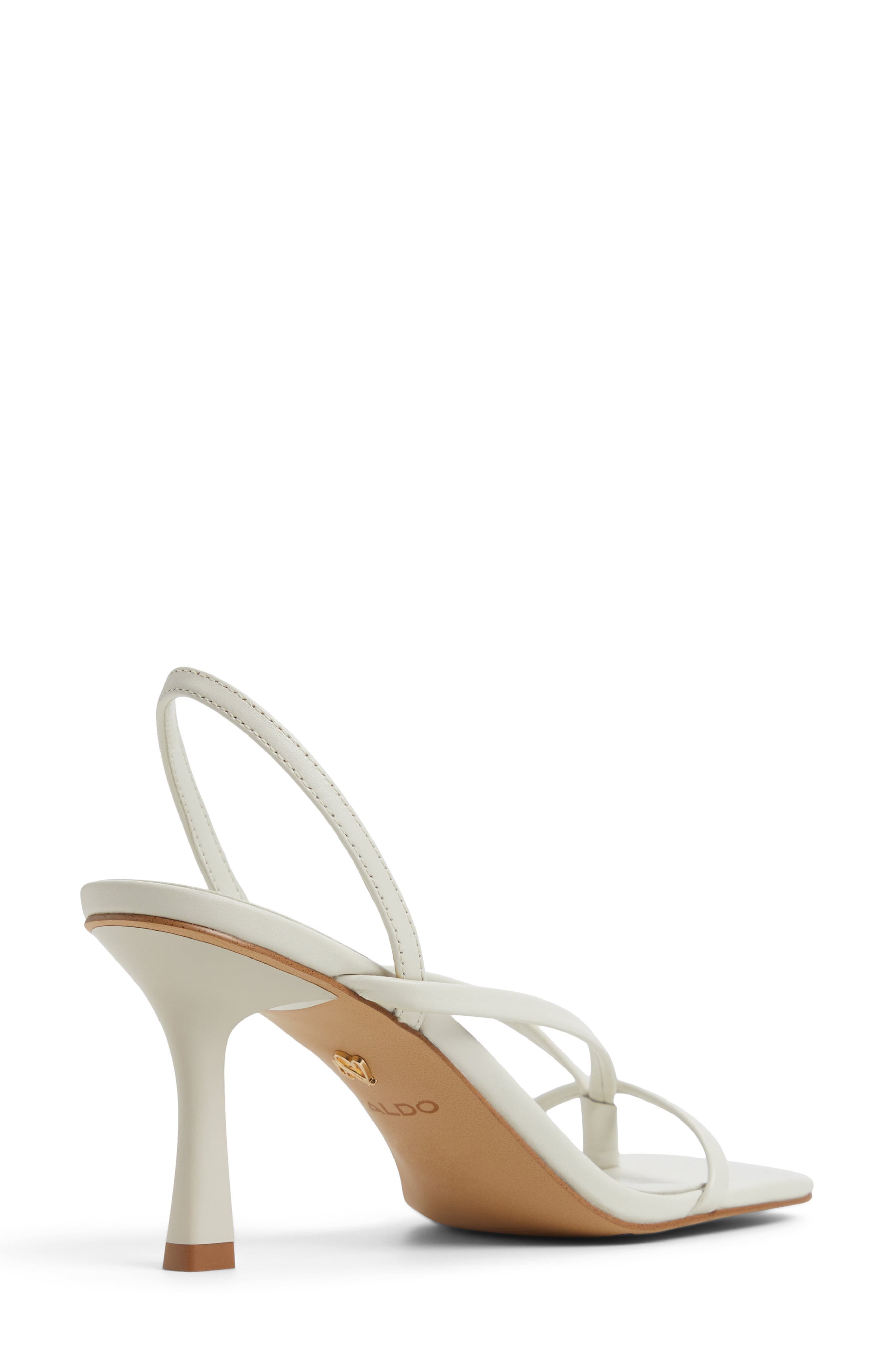 ALDO Riva Slingback Sandal, Alternate, color, White/ Bone