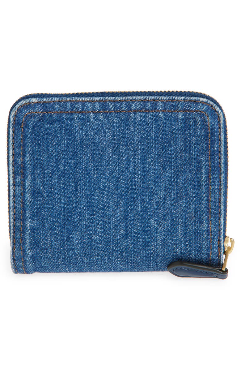 COACH Denim Bifold Wallet, Alternate, color, 