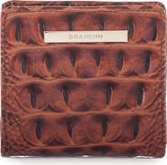 Brahmin Jane Croc Embossed Leather Wallet