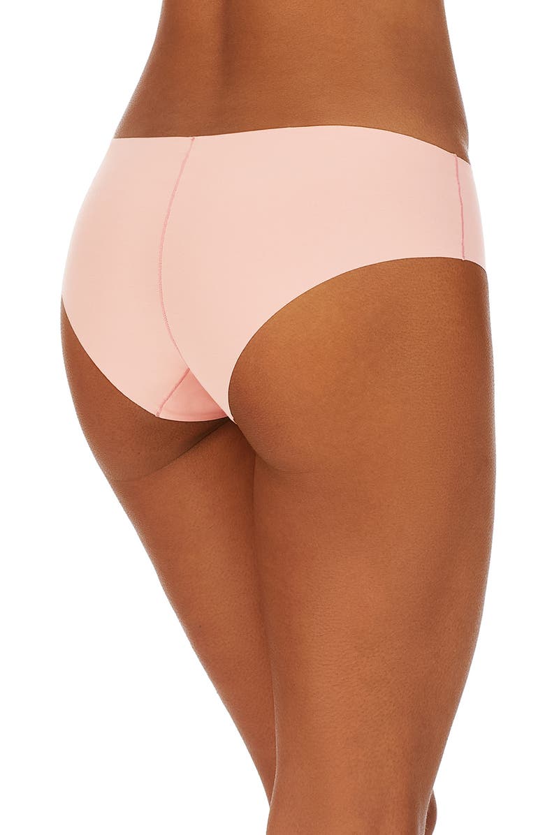 DKNY Litewear Cut Anywhere Assorted 3-Pack Hipster Briefs, Alternate, color, Pearl Cream