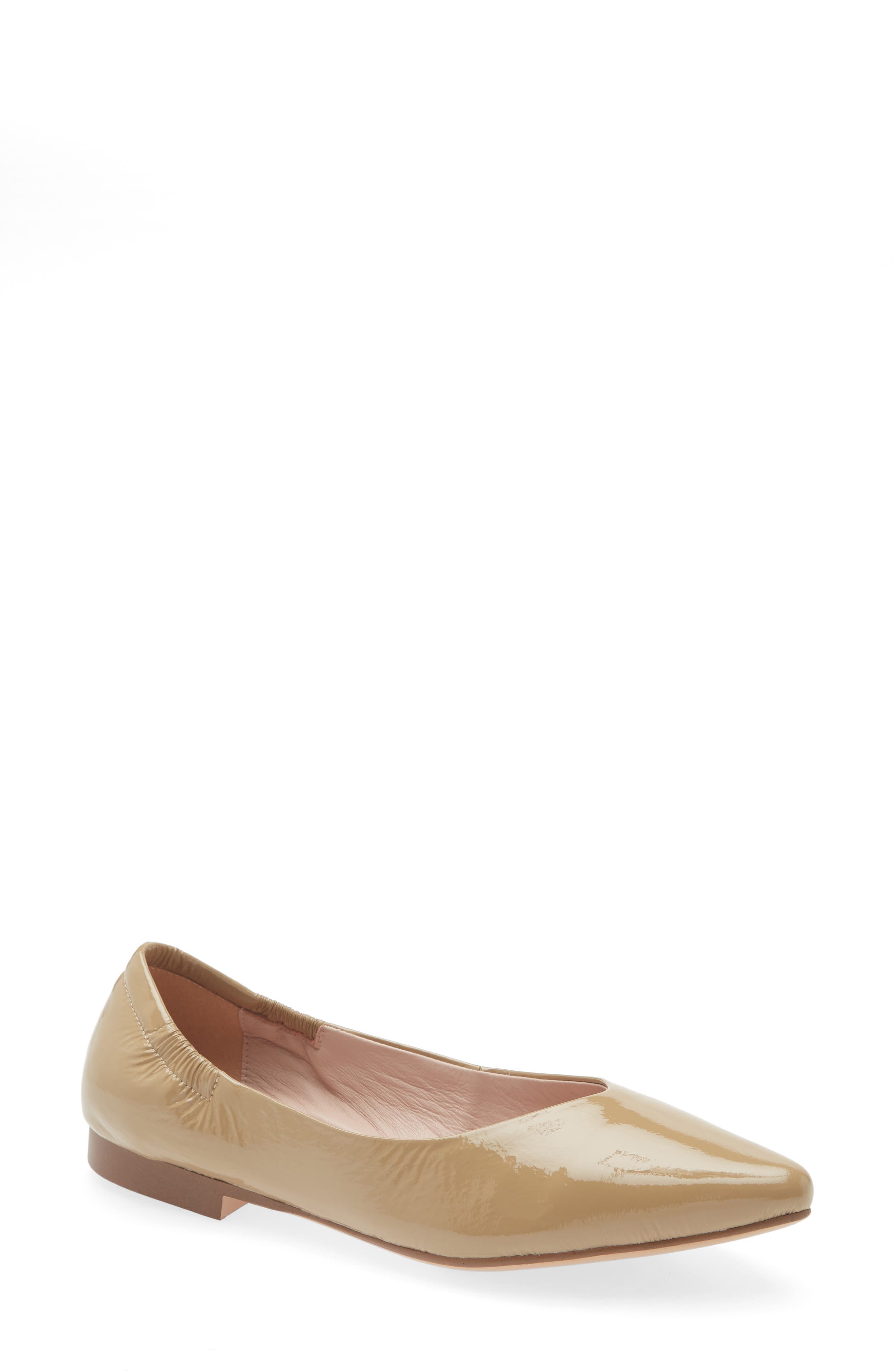 Cordani Mavis Pointed Toe Flat, Main, color, Creta