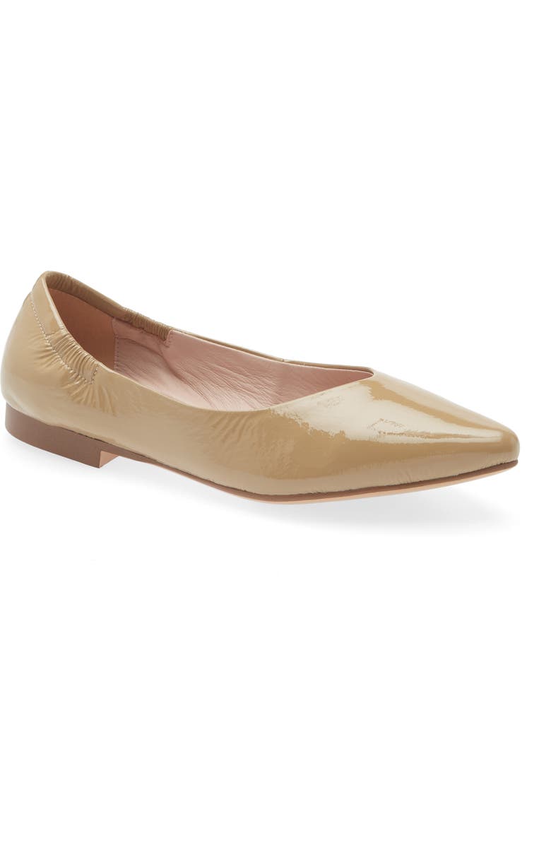 Cordani Mavis Pointed Toe Flat, Main, color, Creta