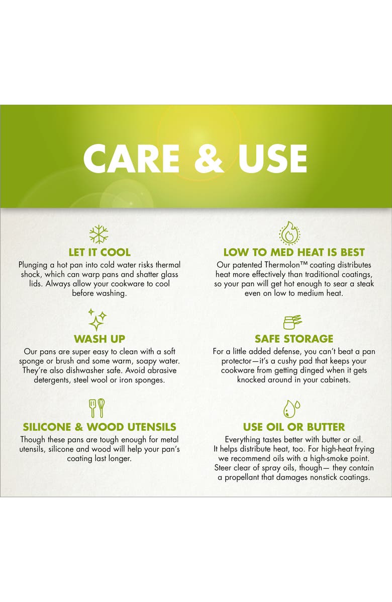 GreenPan Valencia 8-Inch Anodized Aluminum Ceramic Nonstick Frying Pan, Alternate, color, Grey