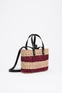 Bimba y Lola Small Raffia Basket Bag