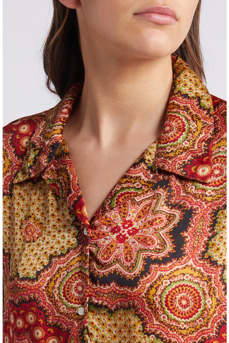 The Richmond Medallion Print Camp Shirt, Alternate, color, PATCHWORK PRINT