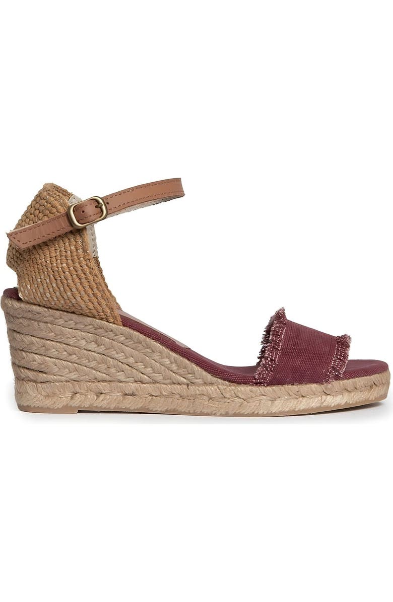 Menina Step Inesa Single Fringed Band Espadrille, Main, color, Terra Cotta