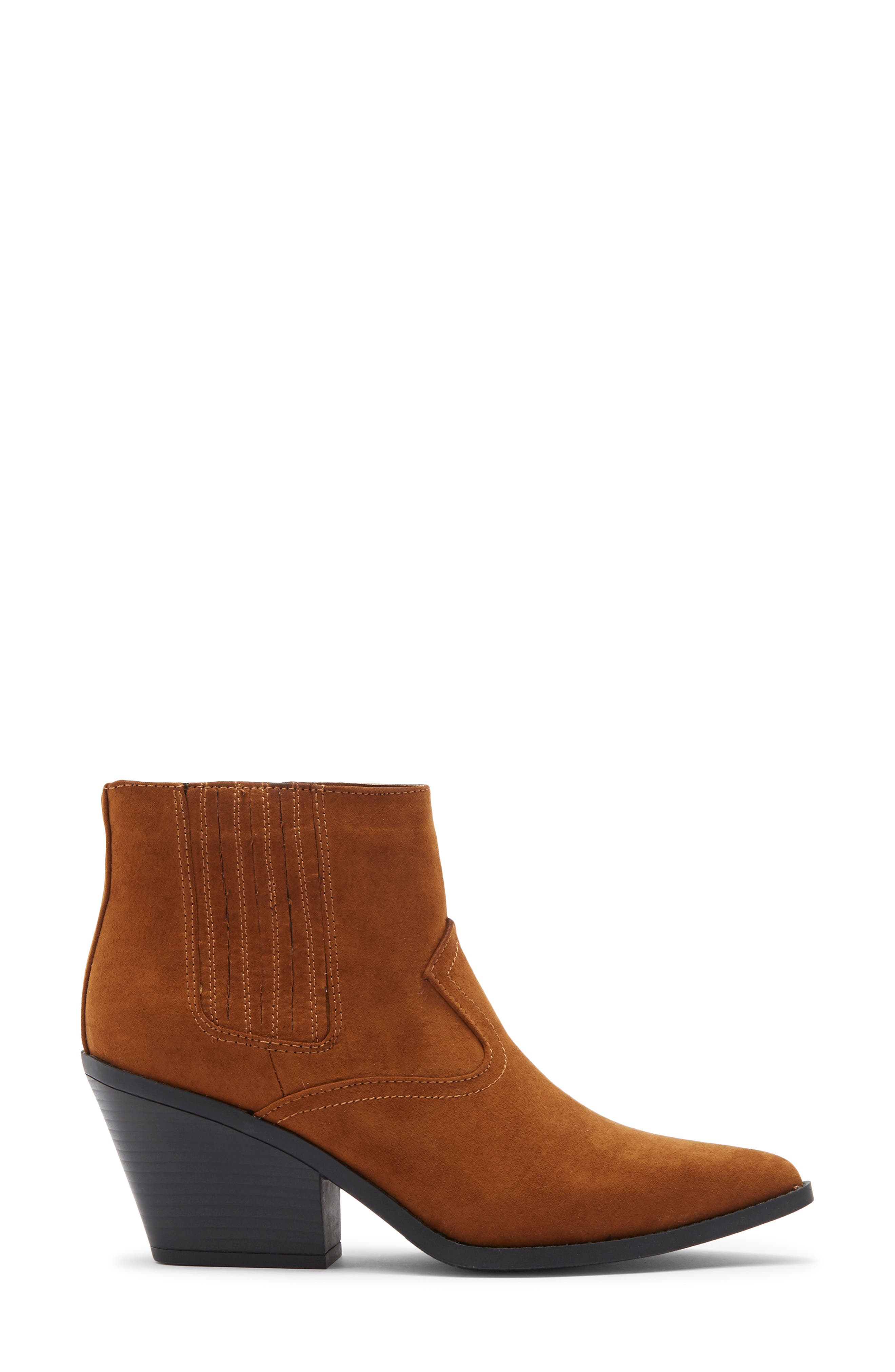 Reaction Kenneth Cole Elenor Block Heel Bootie, Alternate, color, Cognac