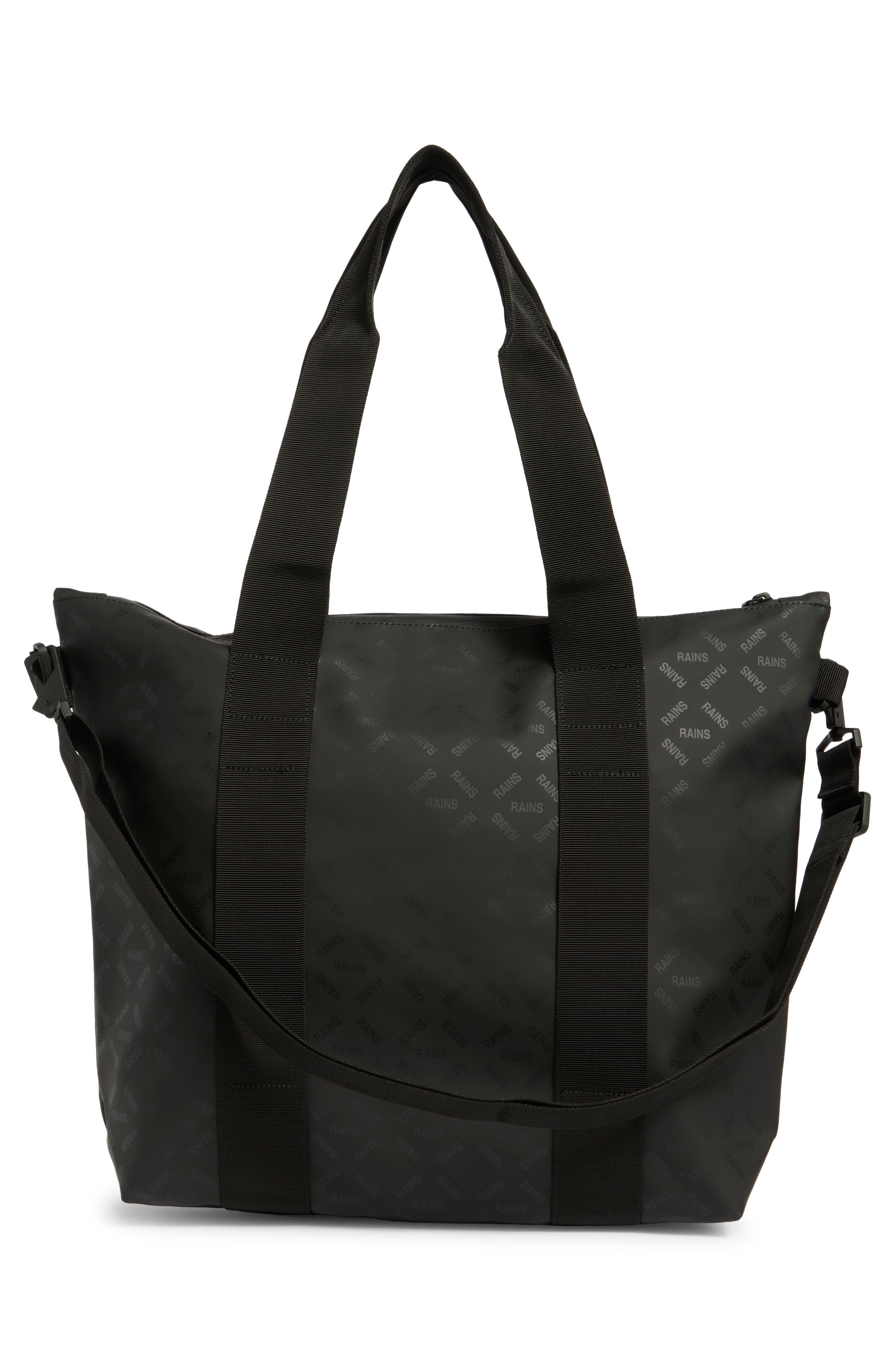 Rains Waterproof Mini Tote Bag, Alternate, color, House