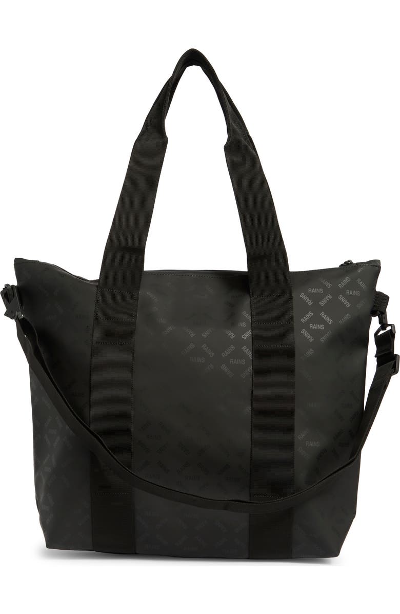 Rains Waterproof Mini Tote Bag, Alternate, color, House