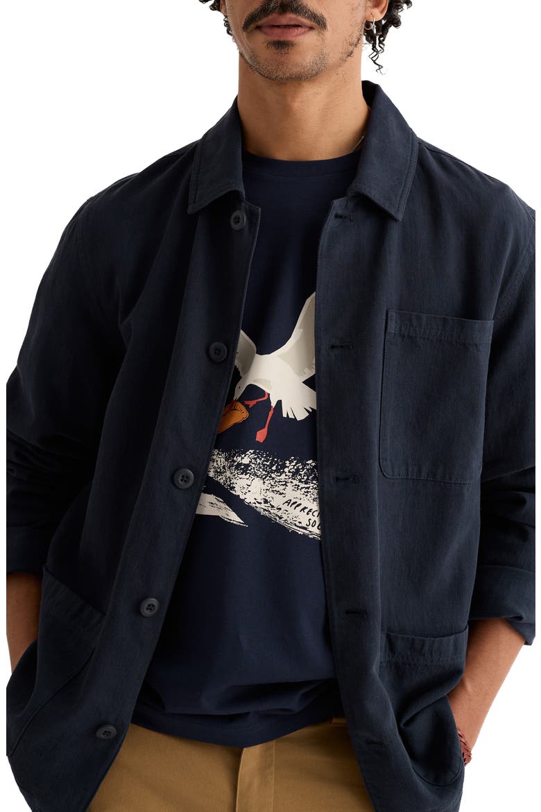 Midwatch Organic Cotton Graphic T-Shirt, Main, color, SEAGULL THIEF MARITIME