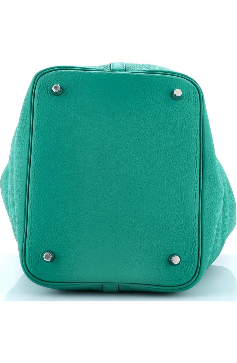 Pre-Owned Hermes Picotin Lock Bag Clemence MM, Alternate, color, Vert Verone