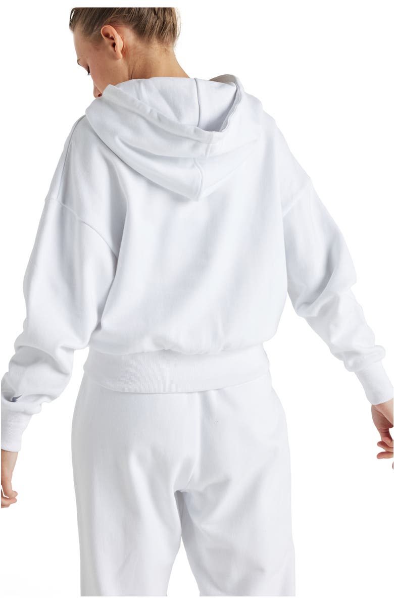 ELECTRIC YOGA French Terry Hoodie, Alternate, color, White