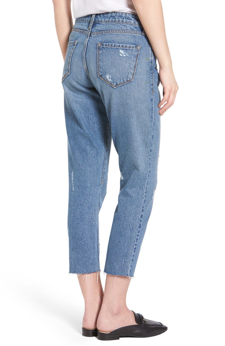 STS Blue Taylor Ripped Crop Boyfriend Jeans, Alternate, color, 