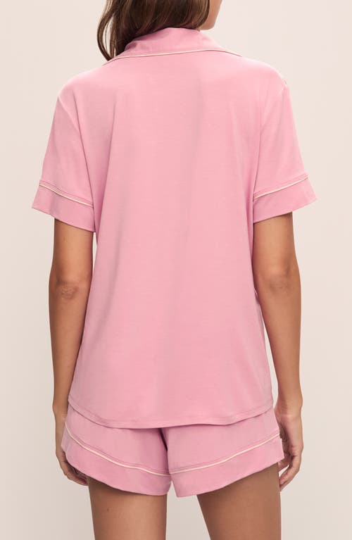 Eberjey Gisele Relaxed Pj Set In Rose Quartz In Rose Quartz/petal